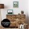 Americanflat Rustic Picture Frame - Modern Photo Frame for Unique Farmhouse Look - Polished Glass Cover - Hanging Hardware with Horizontal and Vertical Display - Includes Easel